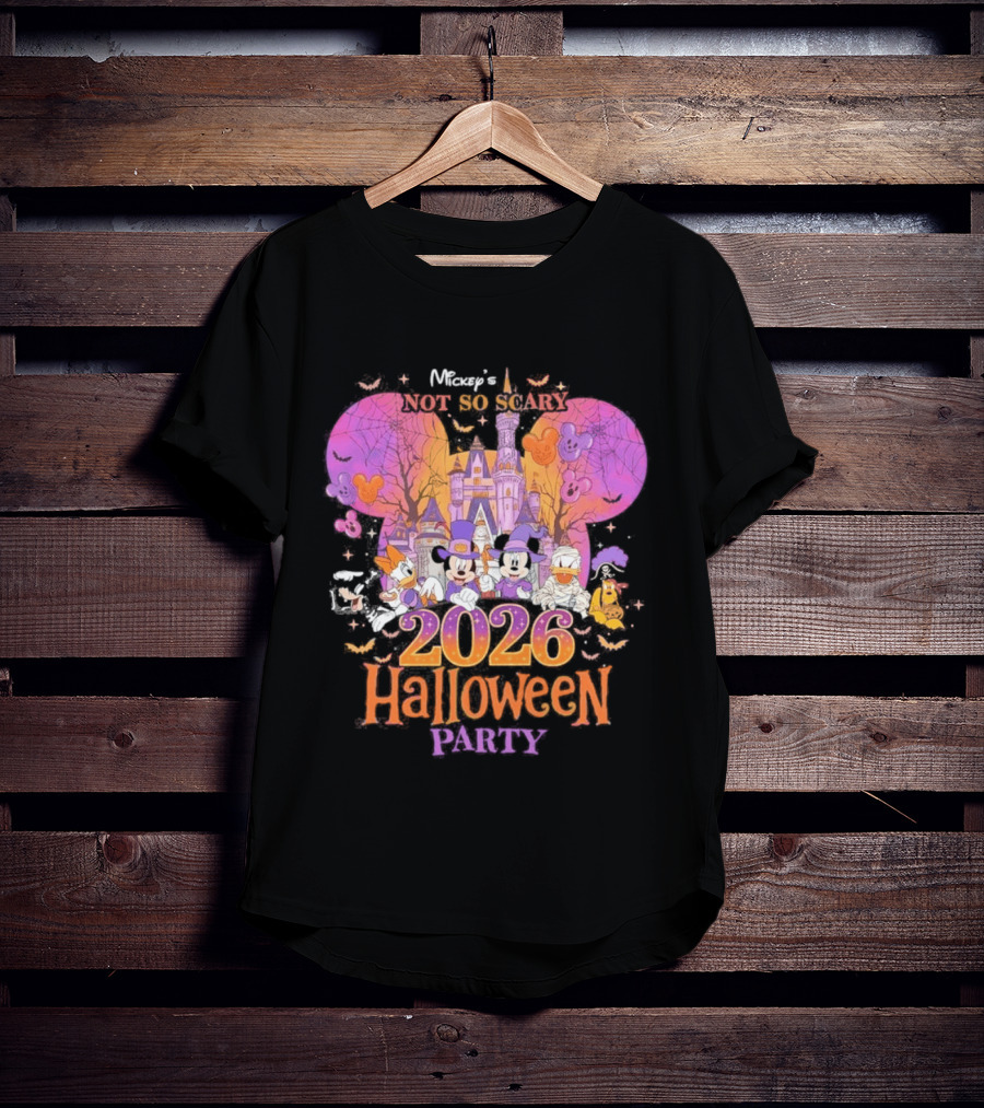 Mickey's Not So Scary 2026 Halloween Party T-Shirt