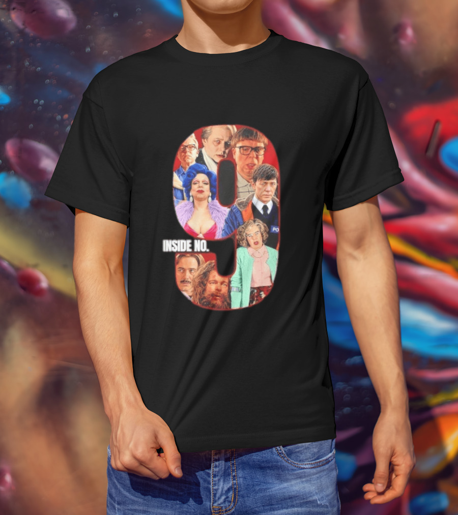 Inside No 9 TV Series Collage Reece Shearsmith Character Compilation T-Shirt
