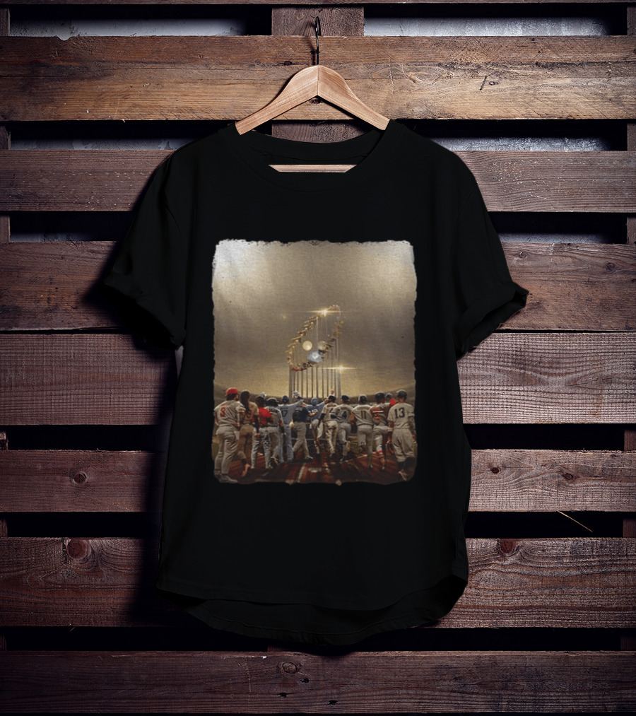 September Baseball Race To October Trophy MLB 2026 Players Journey Toward Championship Glory T-Shirt