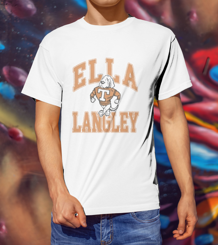 Ella Langley Live At Food City Center Knoxville With Iconic Tennessee Mascot T T-Shirt
