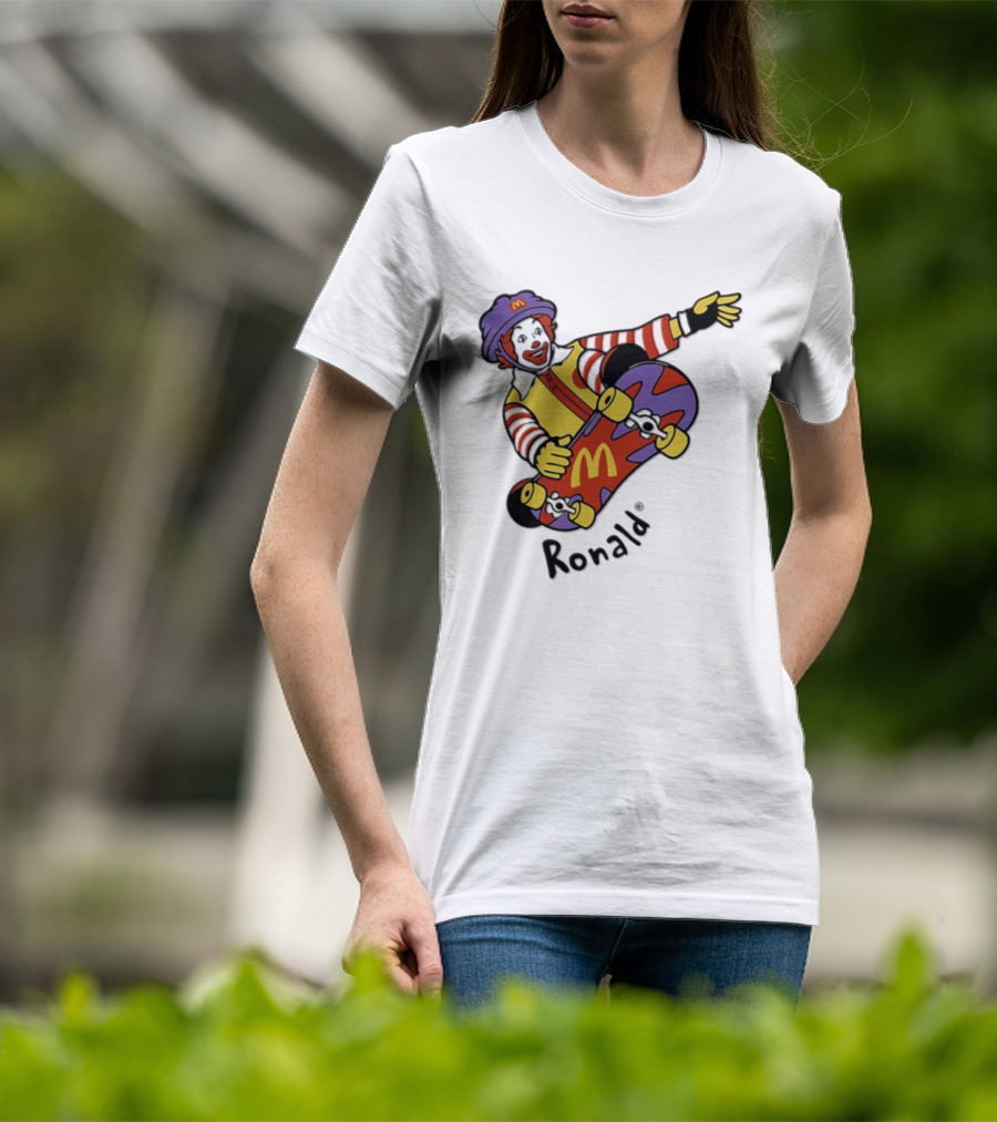 Ronald McDonald Skateboarding McDonald's Fun T-Shirt