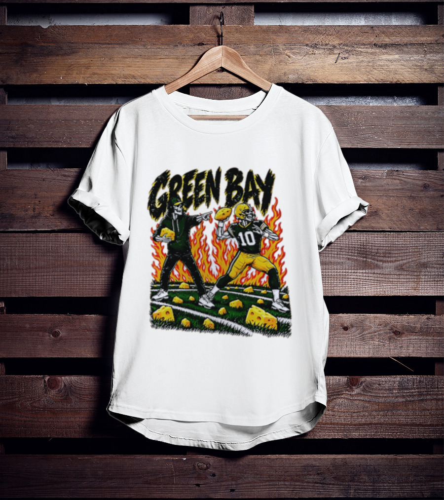 Green Bay Packers Football Skeleton Player Cheeseheads 2026 T-Shirt