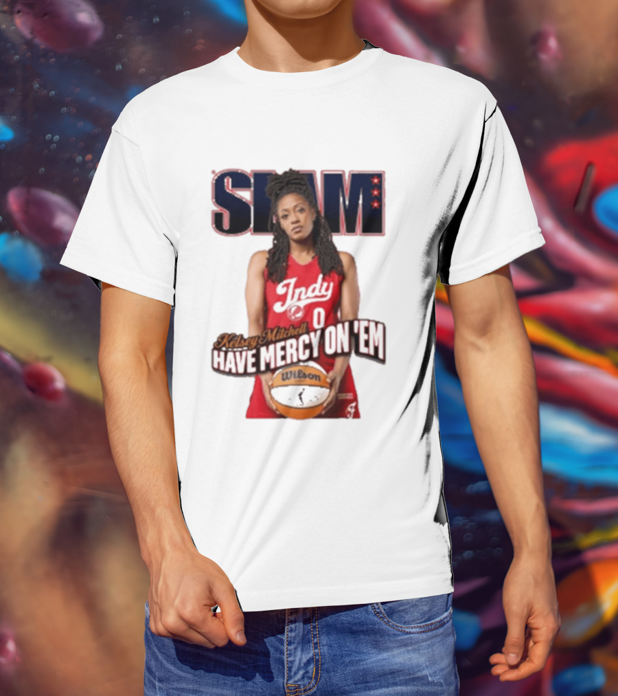 SLAM Indy Kelsey Mitchell Have Mercy On 'Em Basketball T-Shirt