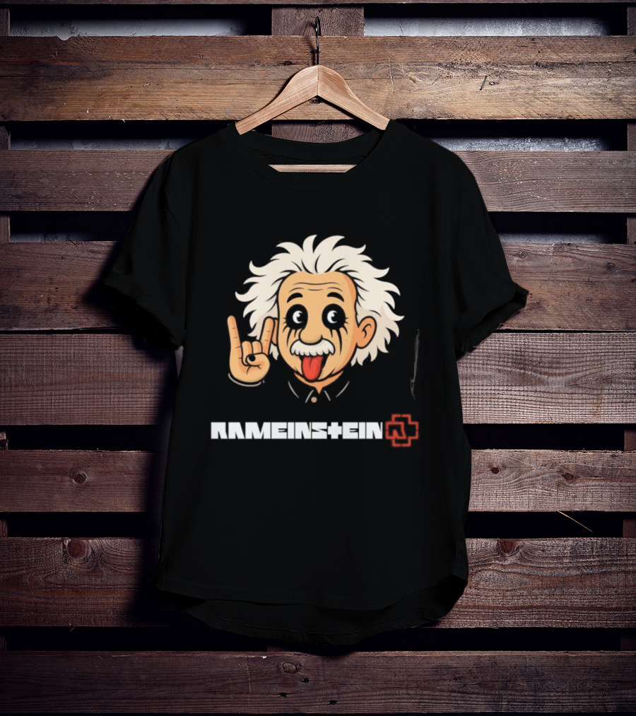 Rammstein Einstein Rock Metal Mashup Iconic Fusion T-Shirt