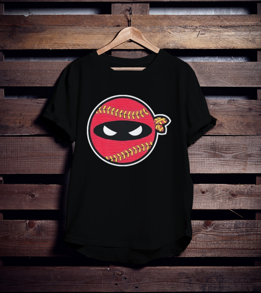 Atlanta Braves Baseball Ninja Face Mask Stitching T-Shirt