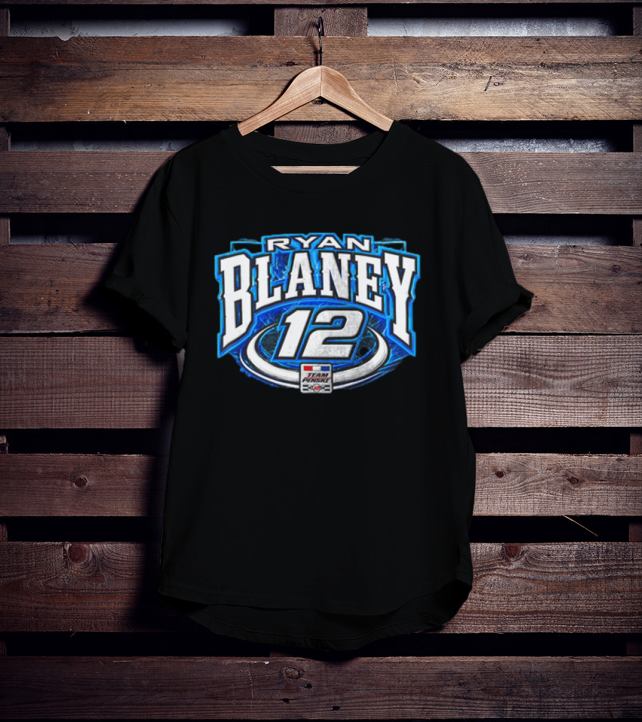 Ryan Blaney Team Penske 12 NASCAR Racing Fan T-Shirt