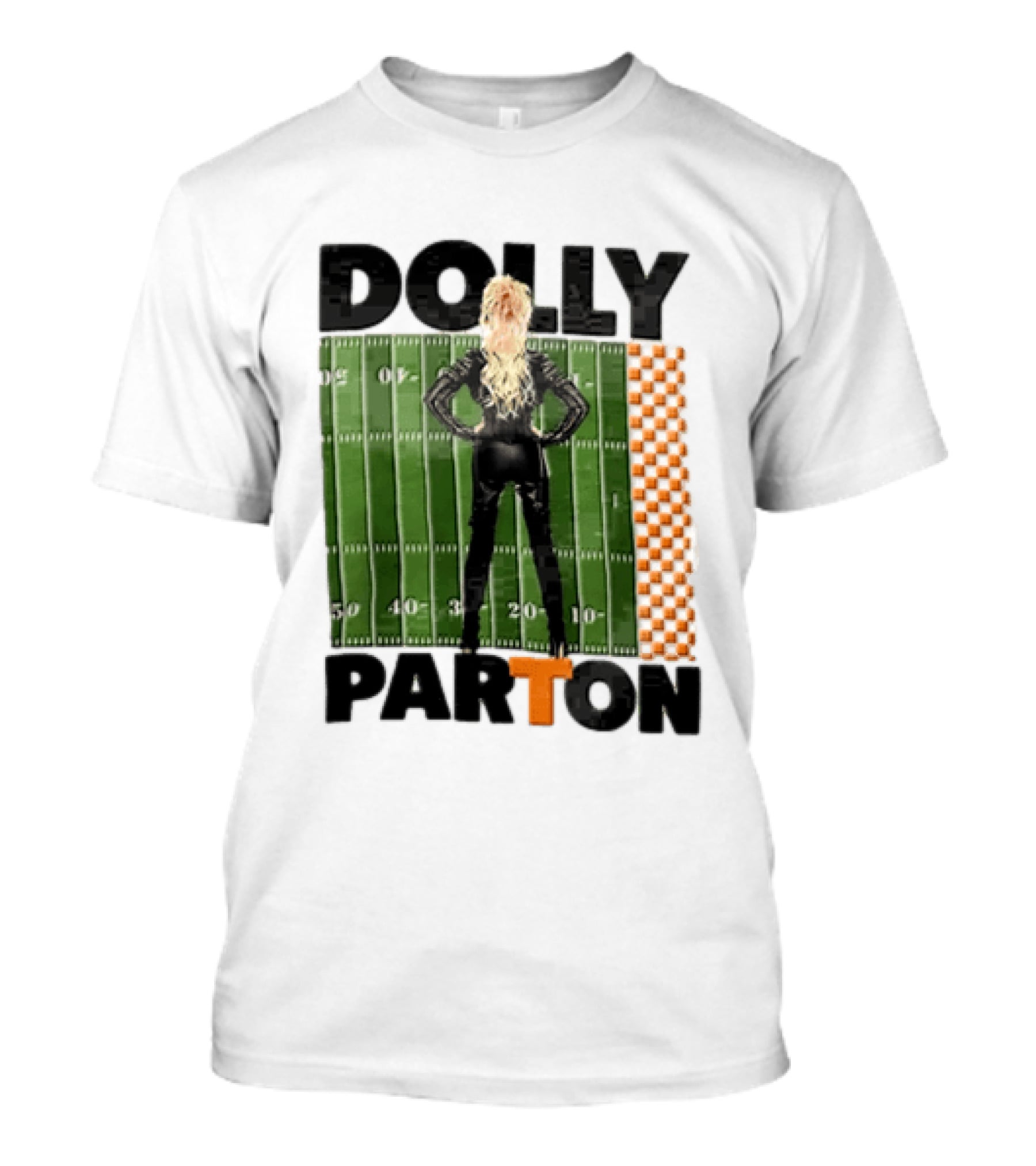 Dolly Parton Tennessee Volunteers Football Field T-Shirt