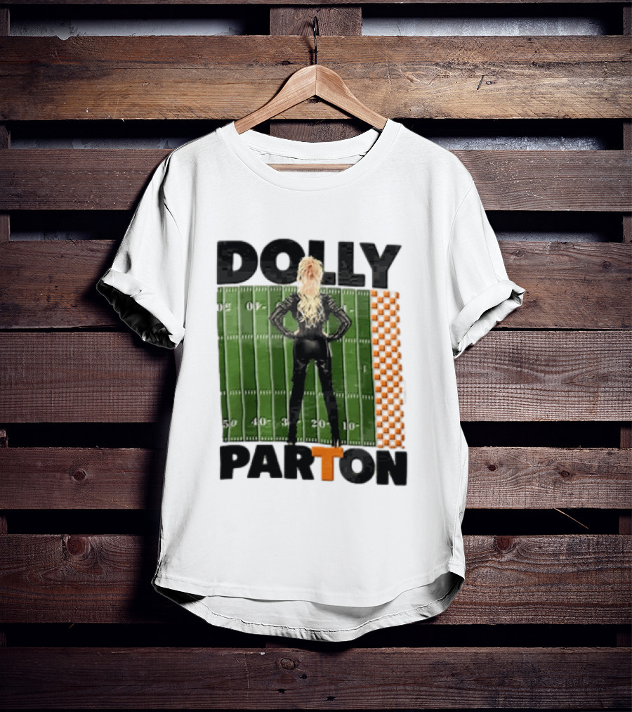Dolly Parton Tennessee Volunteers Football Field T-Shirt