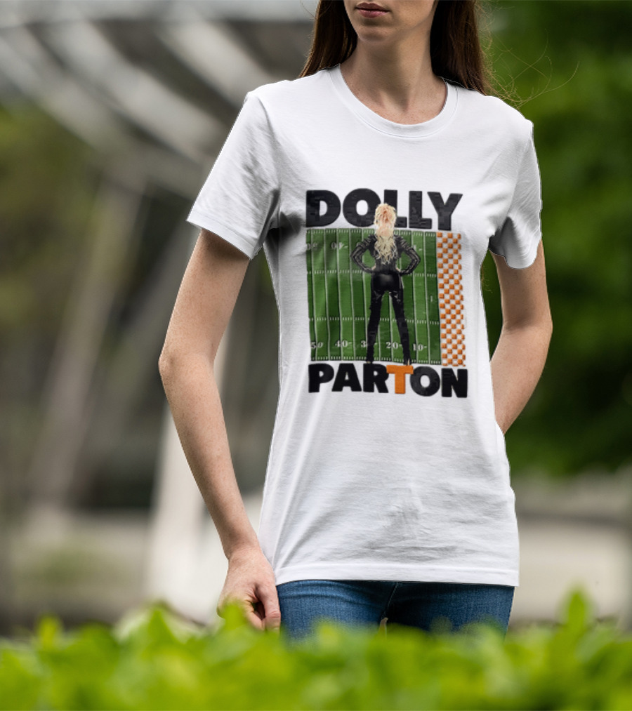 Dolly Parton Tennessee Volunteers Football Field T-Shirt