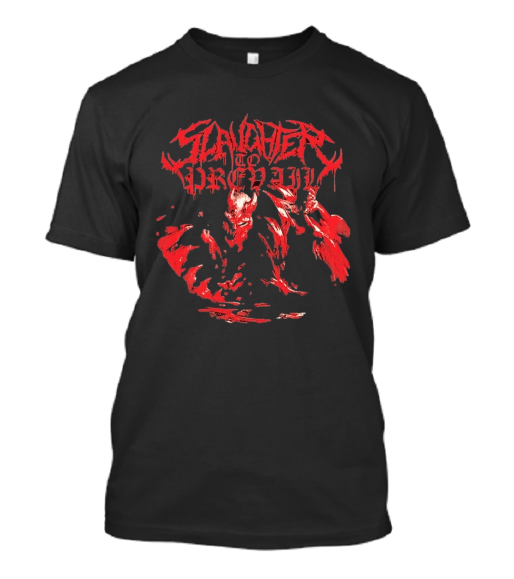 Slaughter To Prevail Demon Deathcore Metal Band Red Inferno T-Shirt