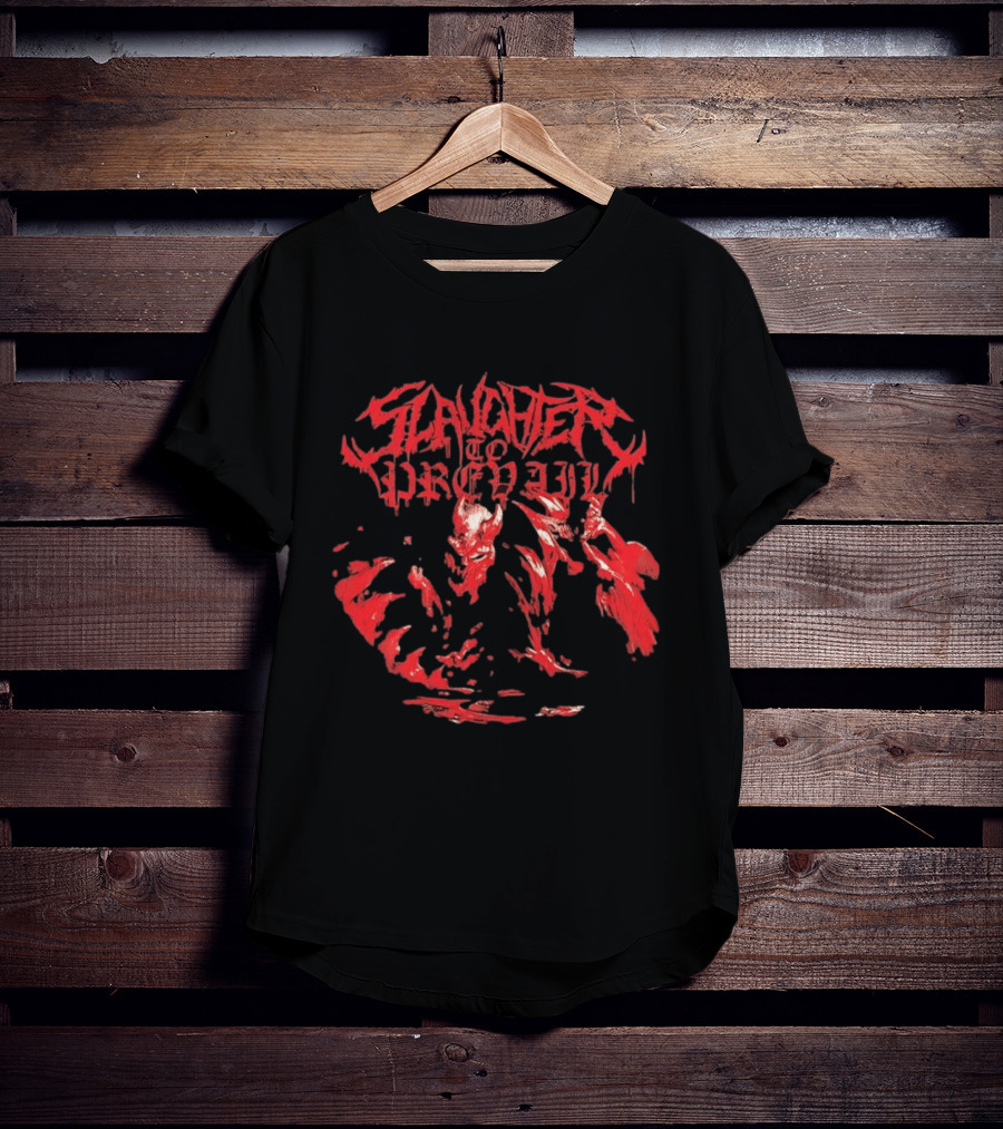 Slaughter To Prevail Demon Deathcore Metal Band Red Inferno T-Shirt