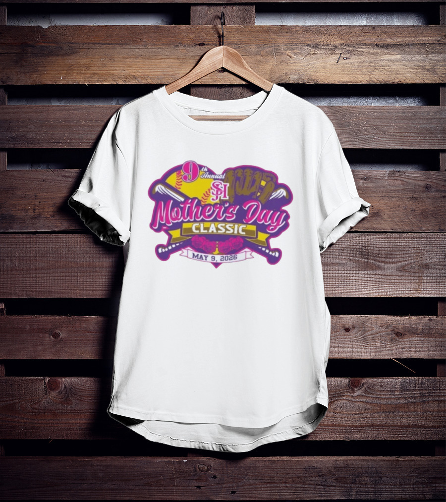 9th Annual SJ Heat Softball Mother's Day Classic May 9 2026 T-Shirt