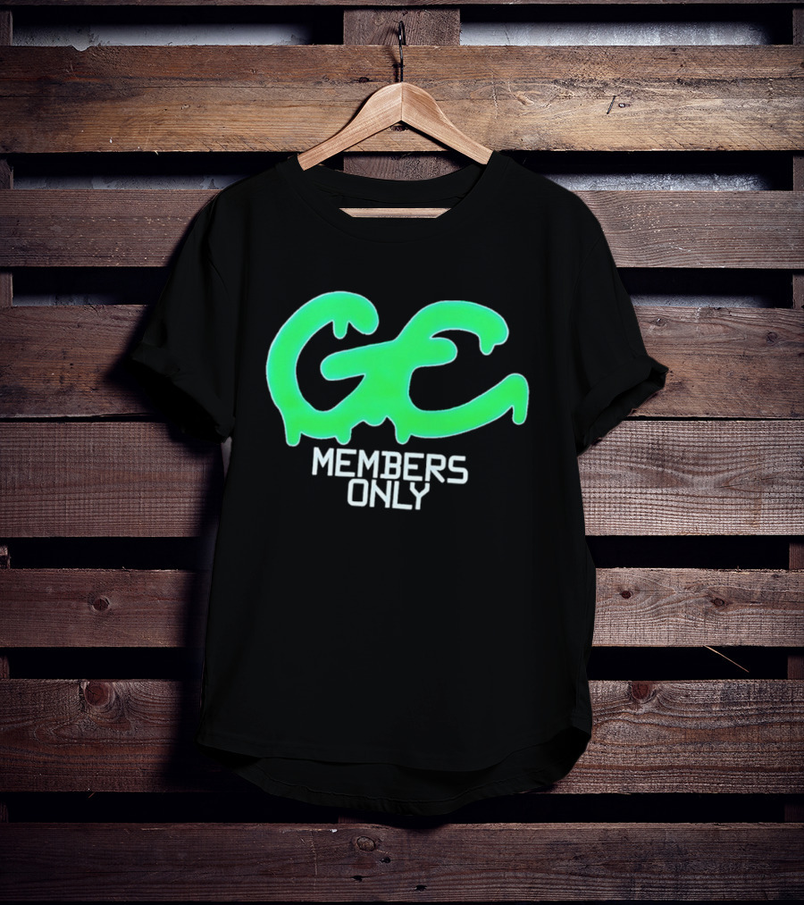 GC Members Only Slime Green Dripping T-Shirt