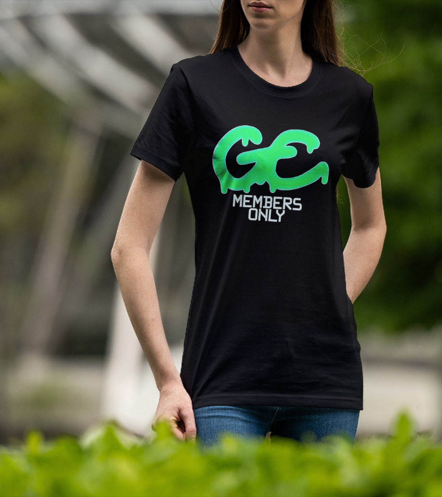 GC Members Only Slime Green Dripping T-Shirt