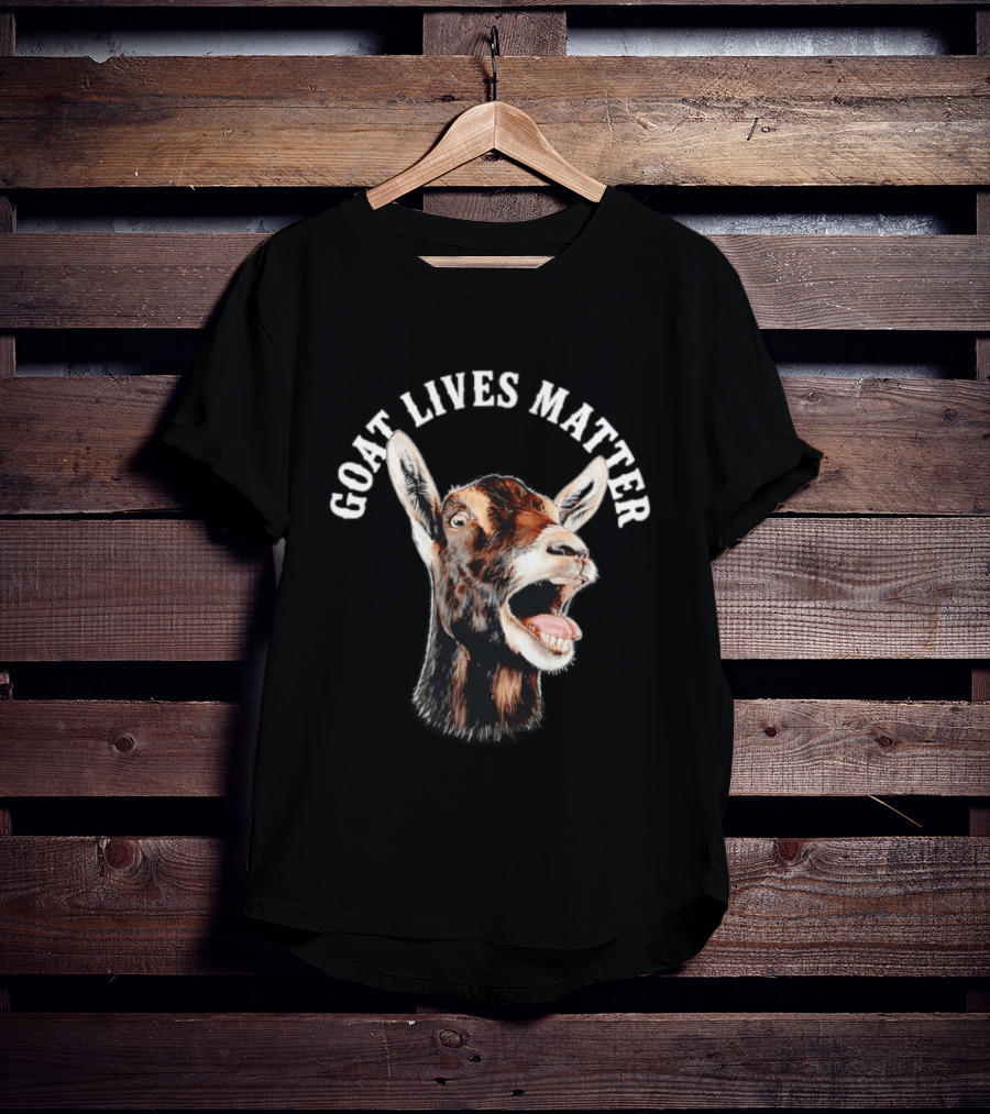 GOAT LIVES MATTER Funny Farm Animal Humor T-Shirt