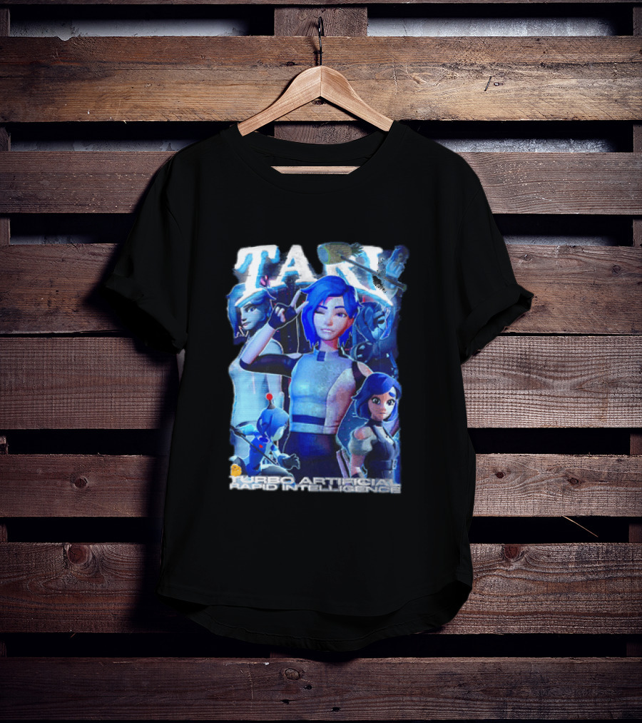 Tari Turbo Artificial Rapid Intelligence Character Montage T-Shirt
