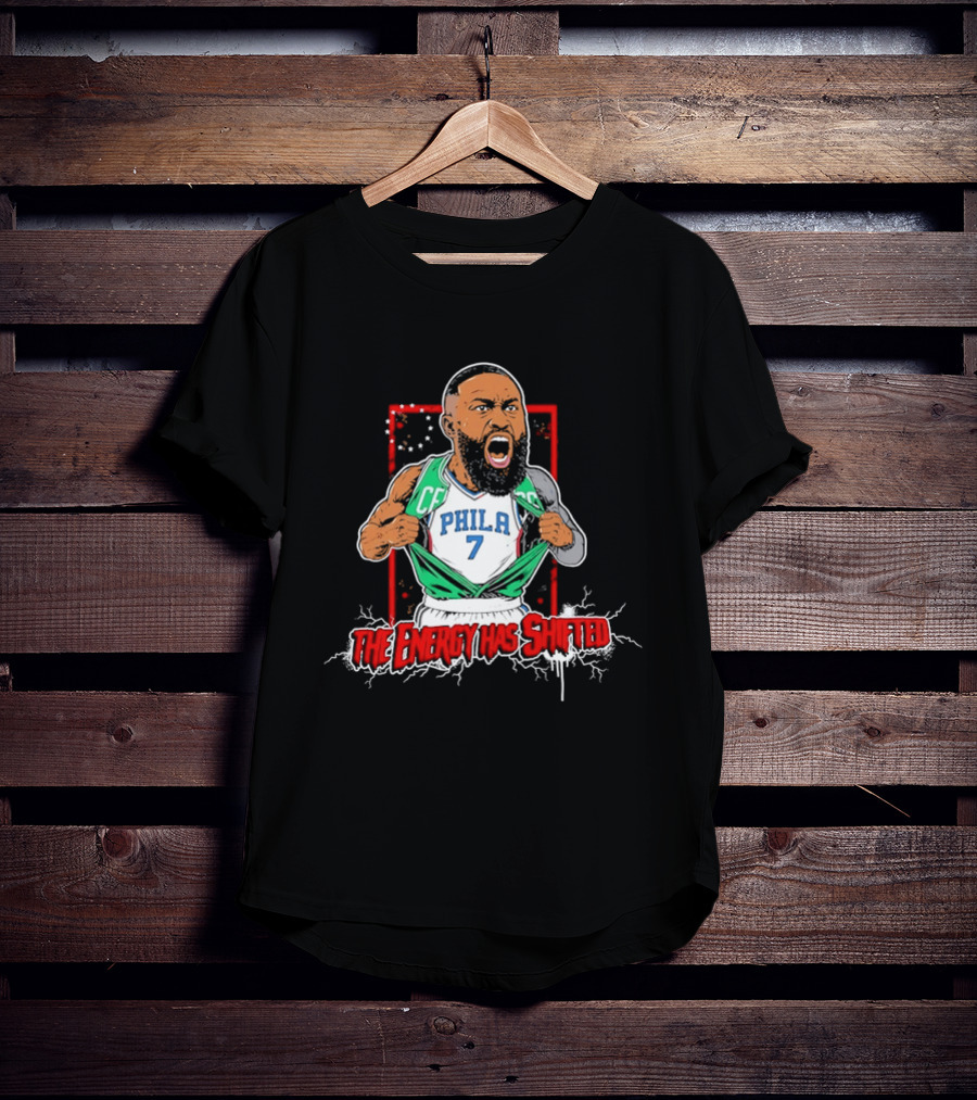 James Harden Philadelphia 76ers The Energy Has Shifted Phila 7 T-Shirt