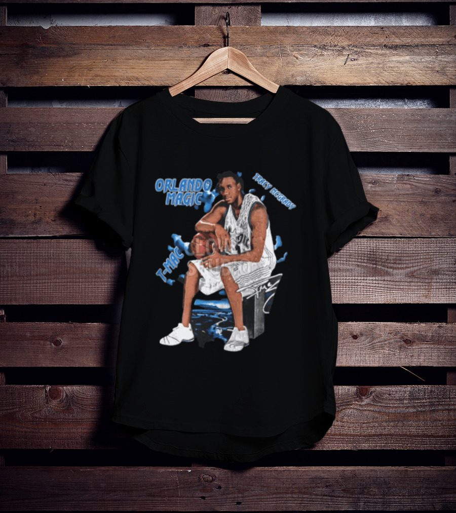 Orlando Magic Tracy McGrady Mac Basketball Legend T-Shirt