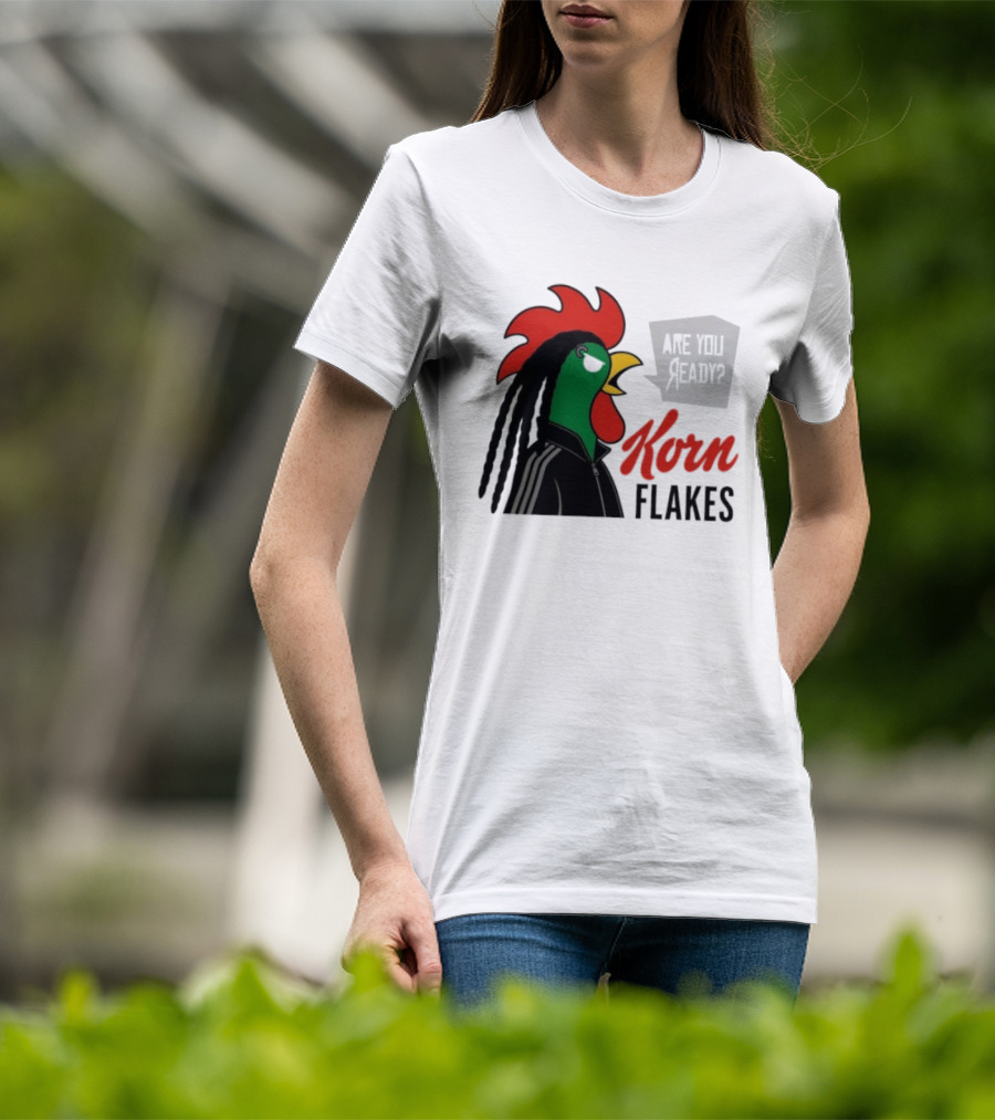 Korn Flakes Are You Ready Rooster Nu Metal T-Shirt