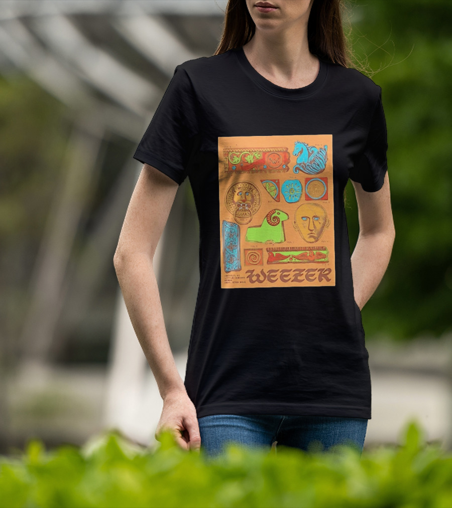 Weezer Detroit Little Caesars Arena September 27 2024 T-Shirt