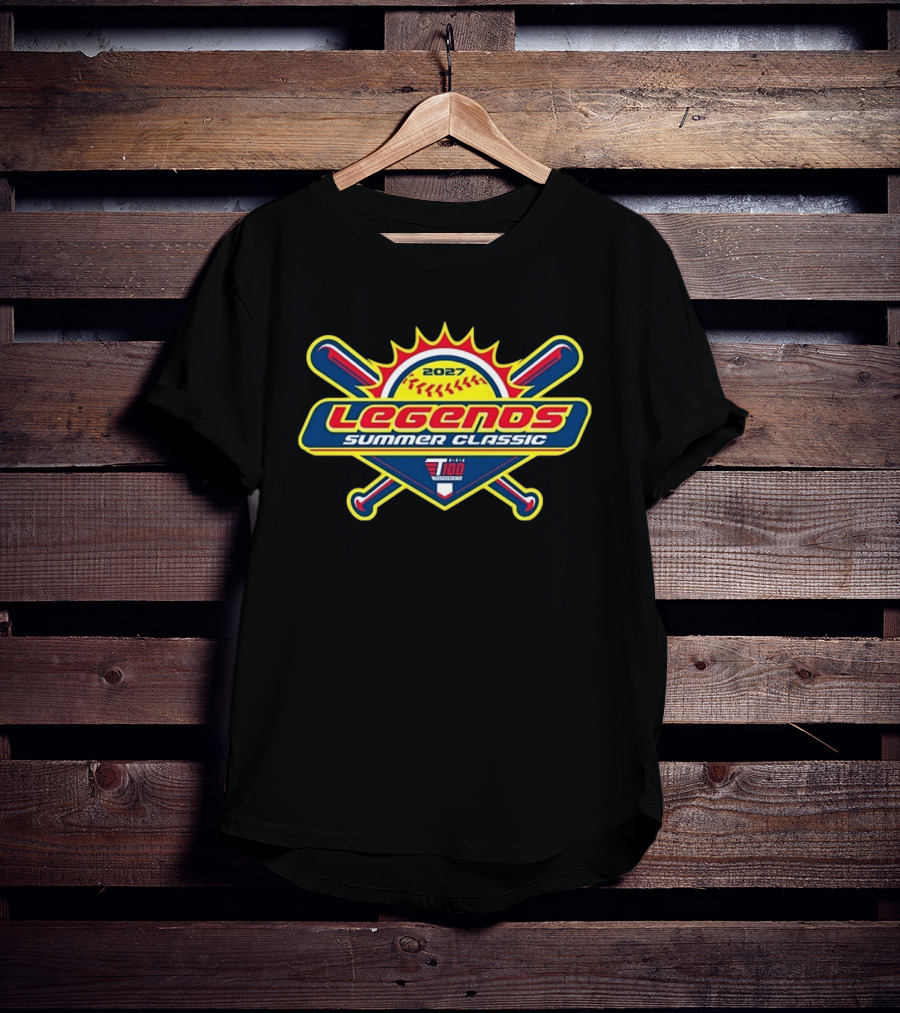 Legends Summer Classic Softball 2027 USA 100 Swingman Shield T-Shirt