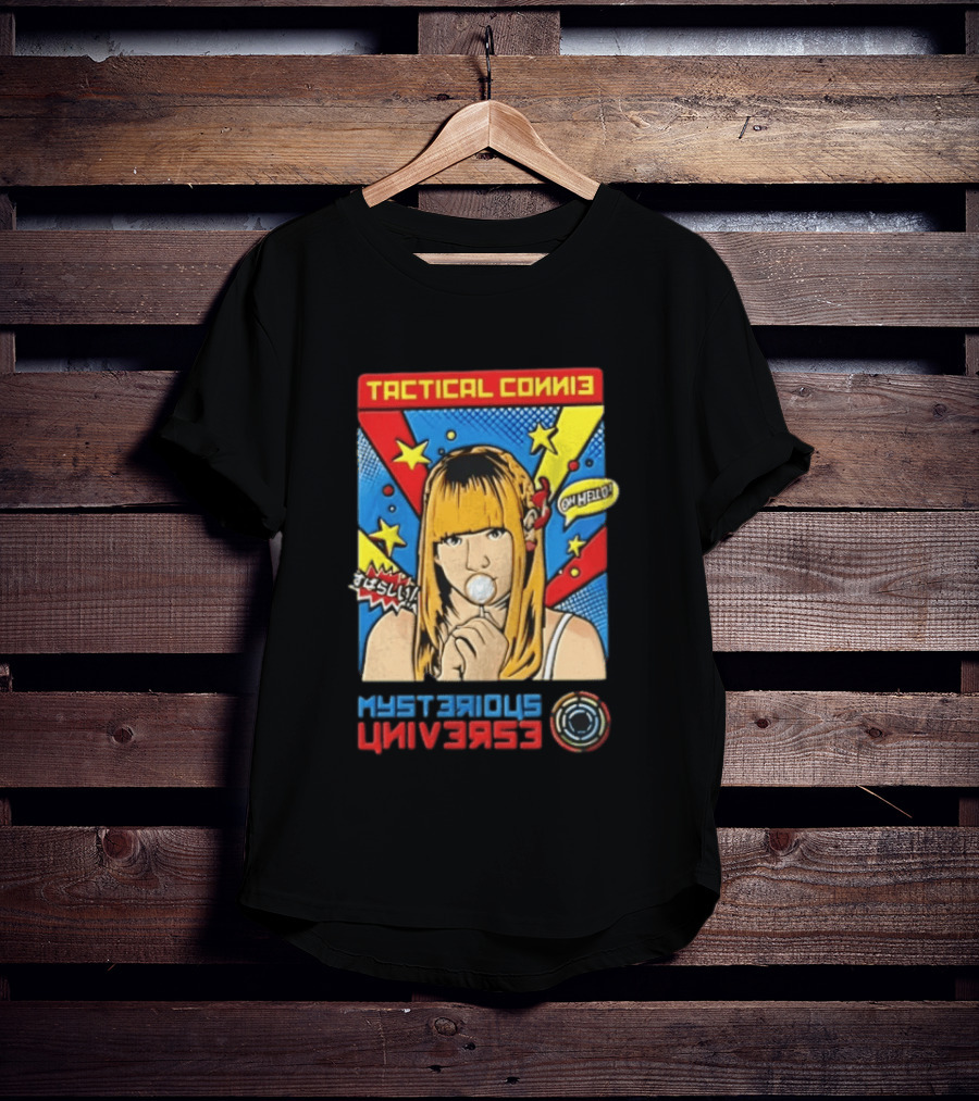 Tactical Connie Mysterious Universe Pop Art Comic T-Shirt