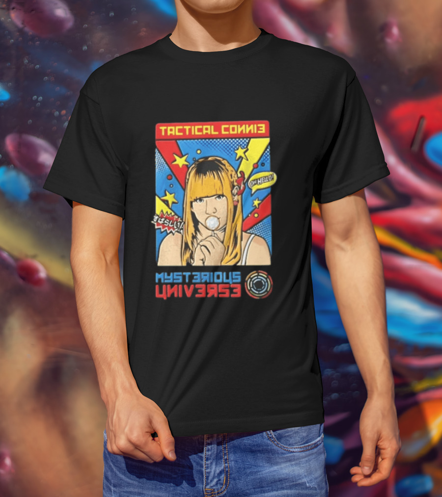 Tactical Connie Mysterious Universe Pop Art Comic T-Shirt