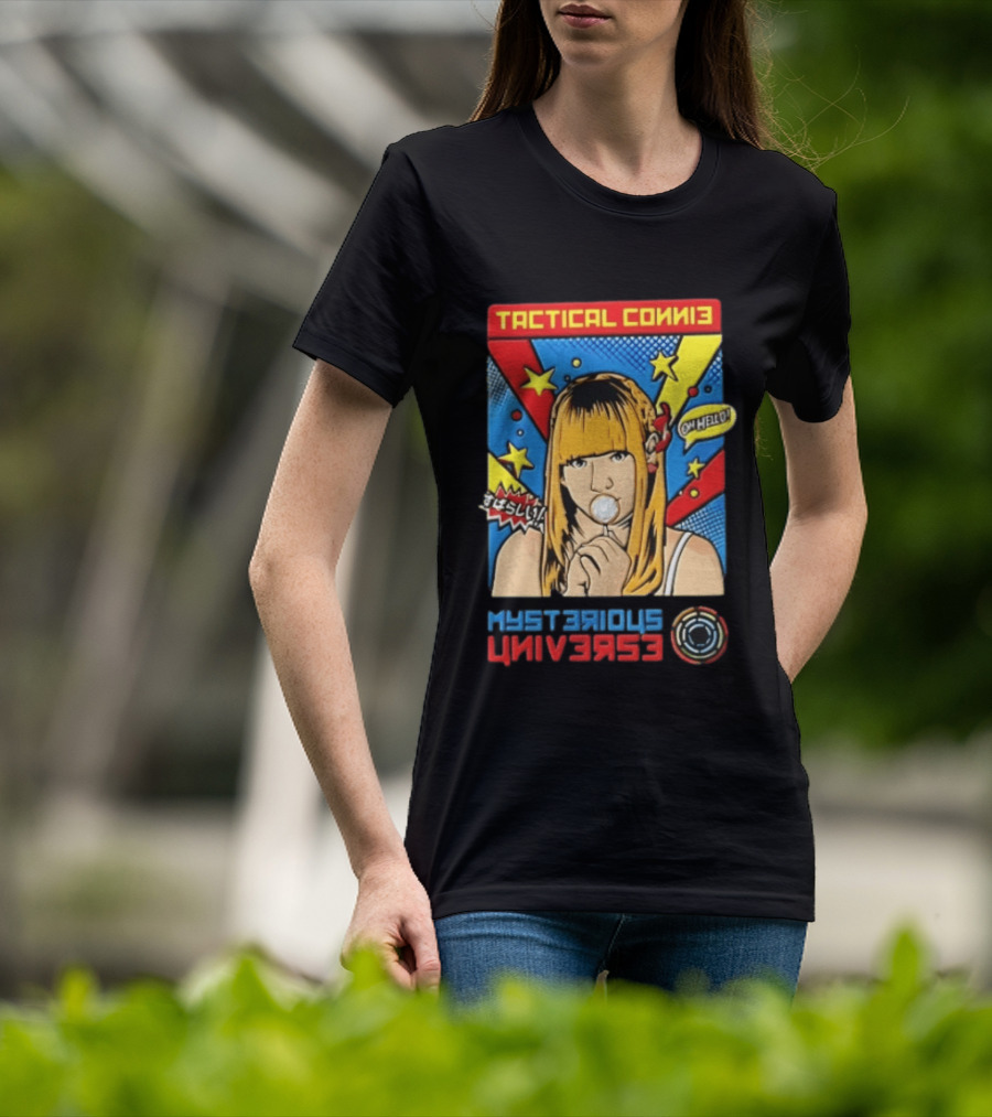 Tactical Connie Mysterious Universe Pop Art Comic T-Shirt