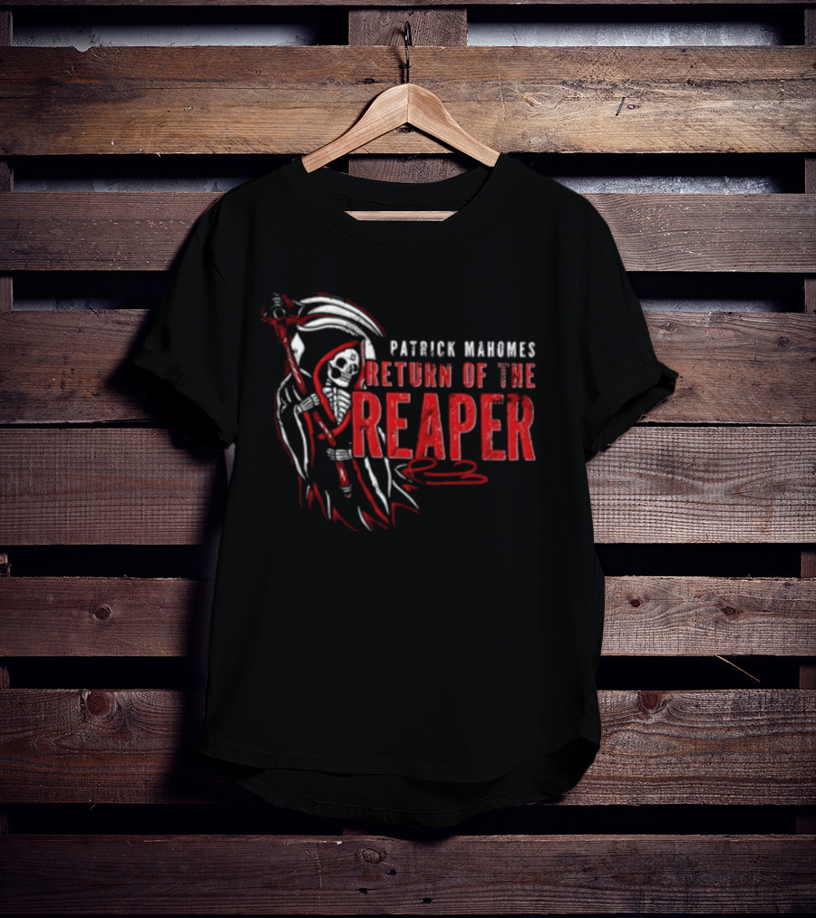 Patrick Mahomes Return Of The Reaper 15 Kansas City Chiefs Football T-Shirt