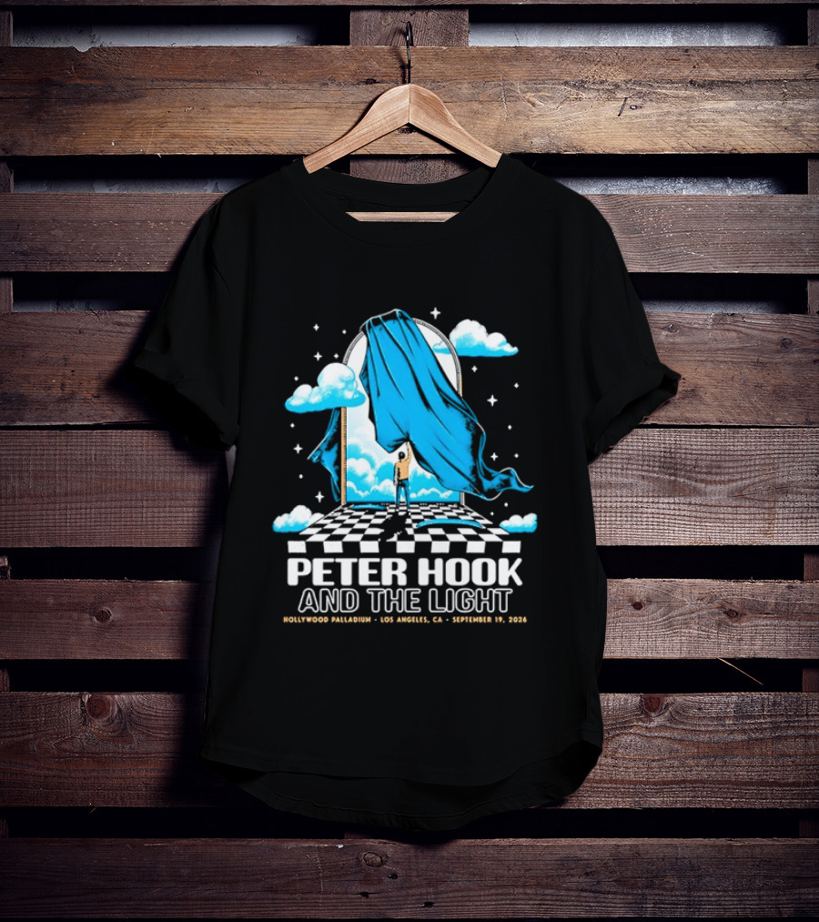 Peter Hook And The Light Live Concert Hollywood Palladium Los Angeles September 19 2026 T-Shirt