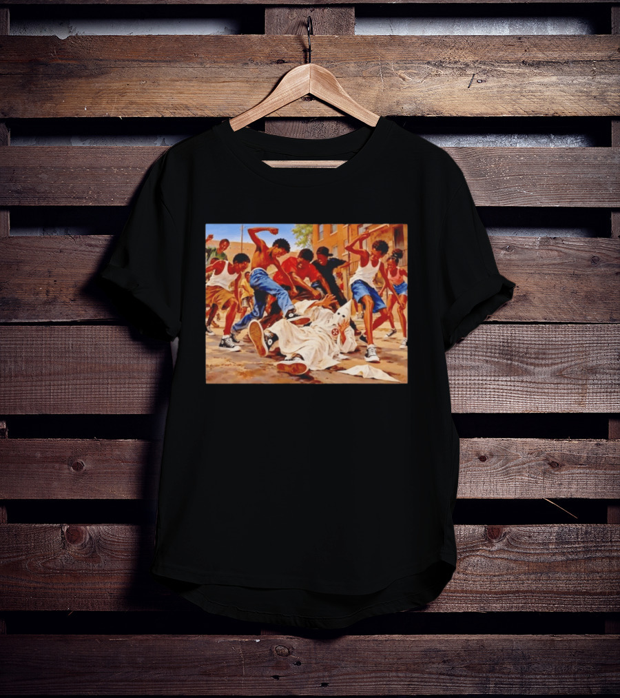 Group Of Youth Confronting A Klansman Social Justice T-Shirt