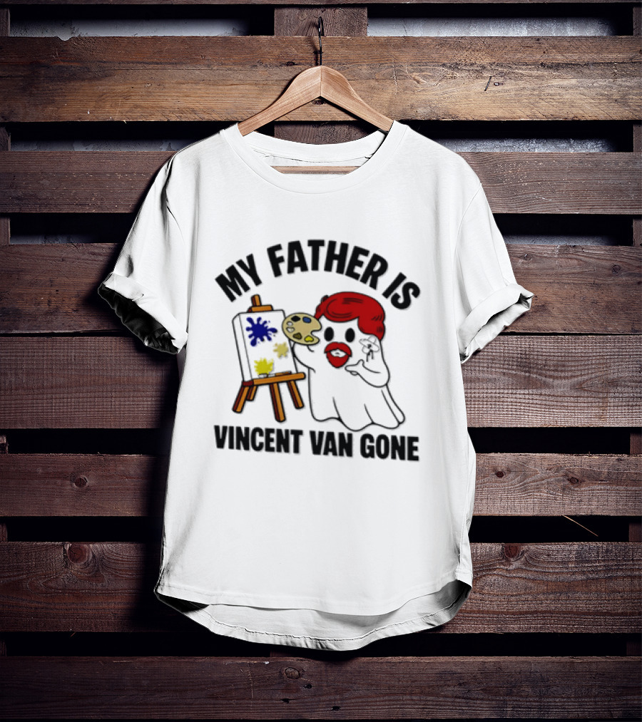 My Father Is Vincent Van Gone Ghost Palette Halloween T-Shirt