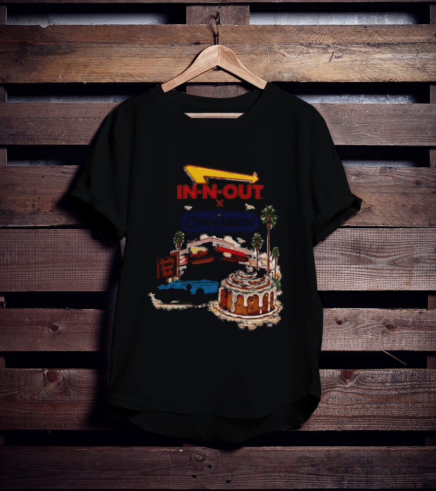 IN N OUT Cinnabon Sweet Stops Better Together Vintage Vibes T-Shirt