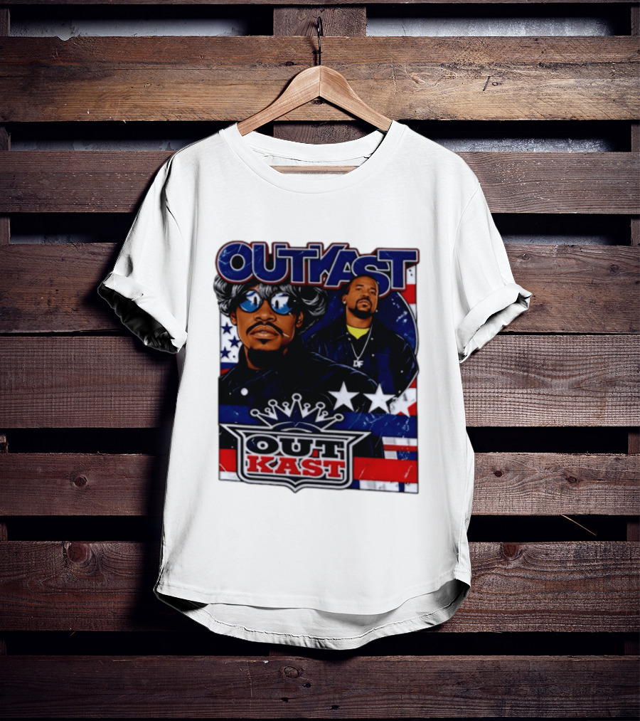 Outkast Legendary Duo Music Icon Stars And Stripes T-Shirt