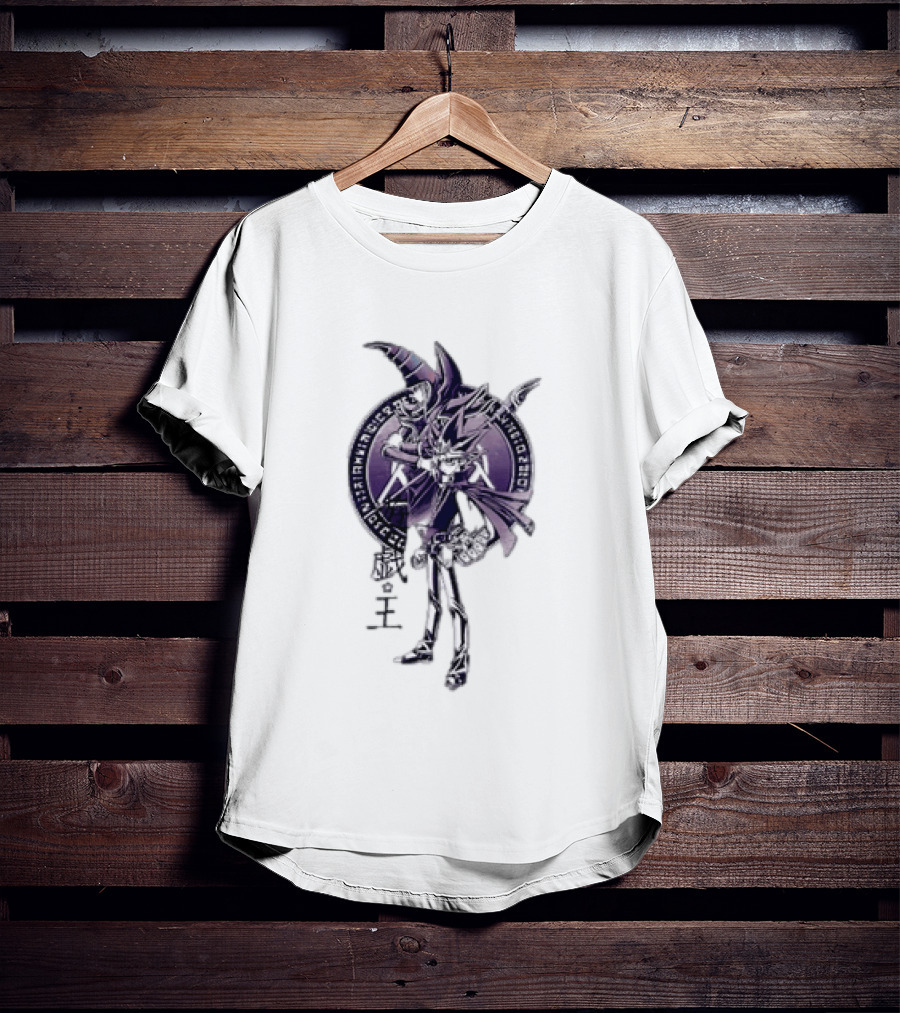 Yu Gi Oh Yami Yugi Dark Magician Spellcaster Symbol Anime T-Shirt