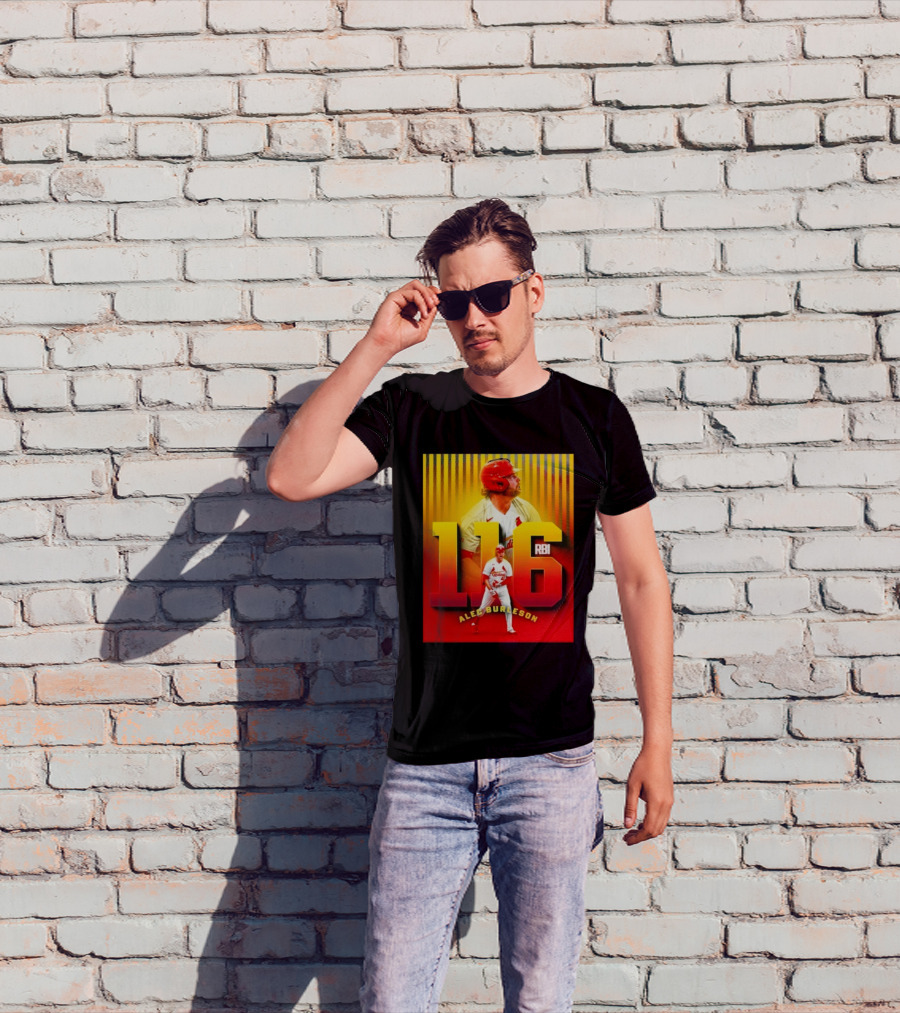 Alec Burleson 116 RBI St Louis Cardinals Baseball Highlights T-Shirt