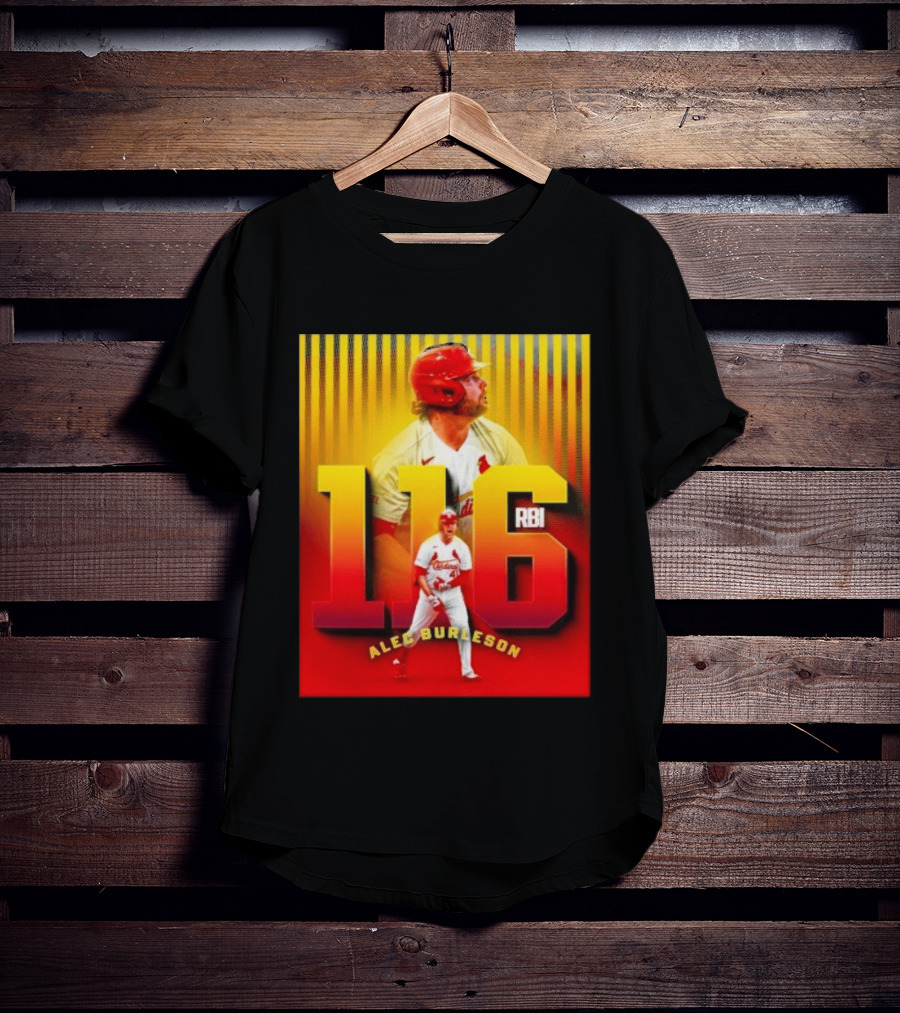 Alec Burleson 116 RBI St Louis Cardinals Baseball Highlights T-Shirt