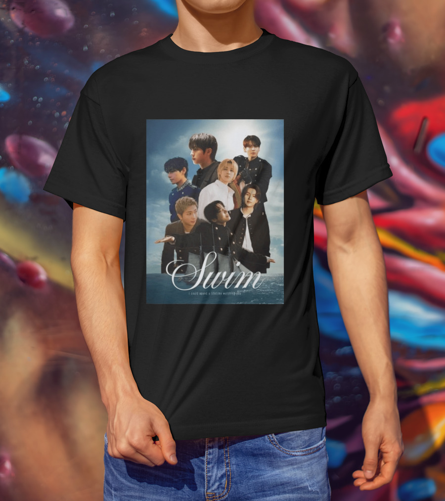 BTS Swim Song Of The Year VMAs Image With 'I Could Spend A Lifetime Ing You T-Shirt