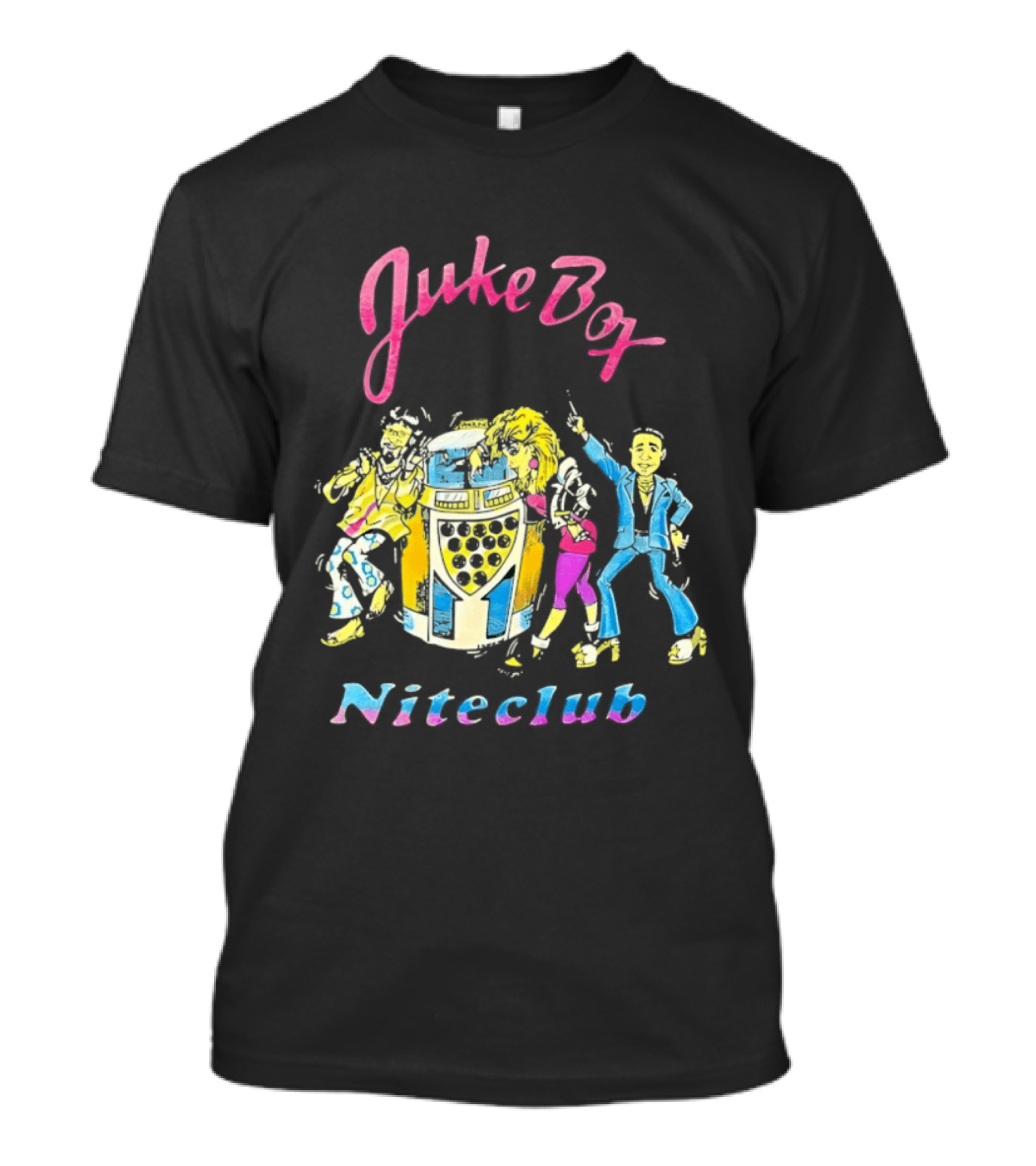 Juke Box Niteclub Retro Dance Party Vibes T-Shirt