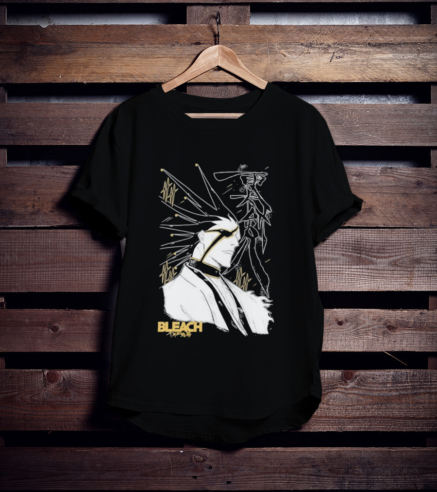 Kenpachi Zaraki Bleach Thousand Year Blood War Fan Art Character Sketch T-Shirt