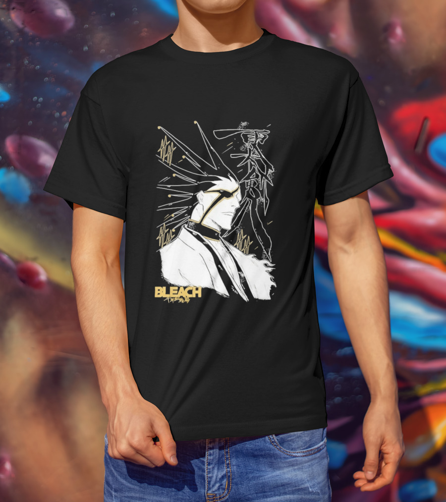 Kenpachi Zaraki Bleach Thousand Year Blood War Fan Art Character Sketch T-Shirt