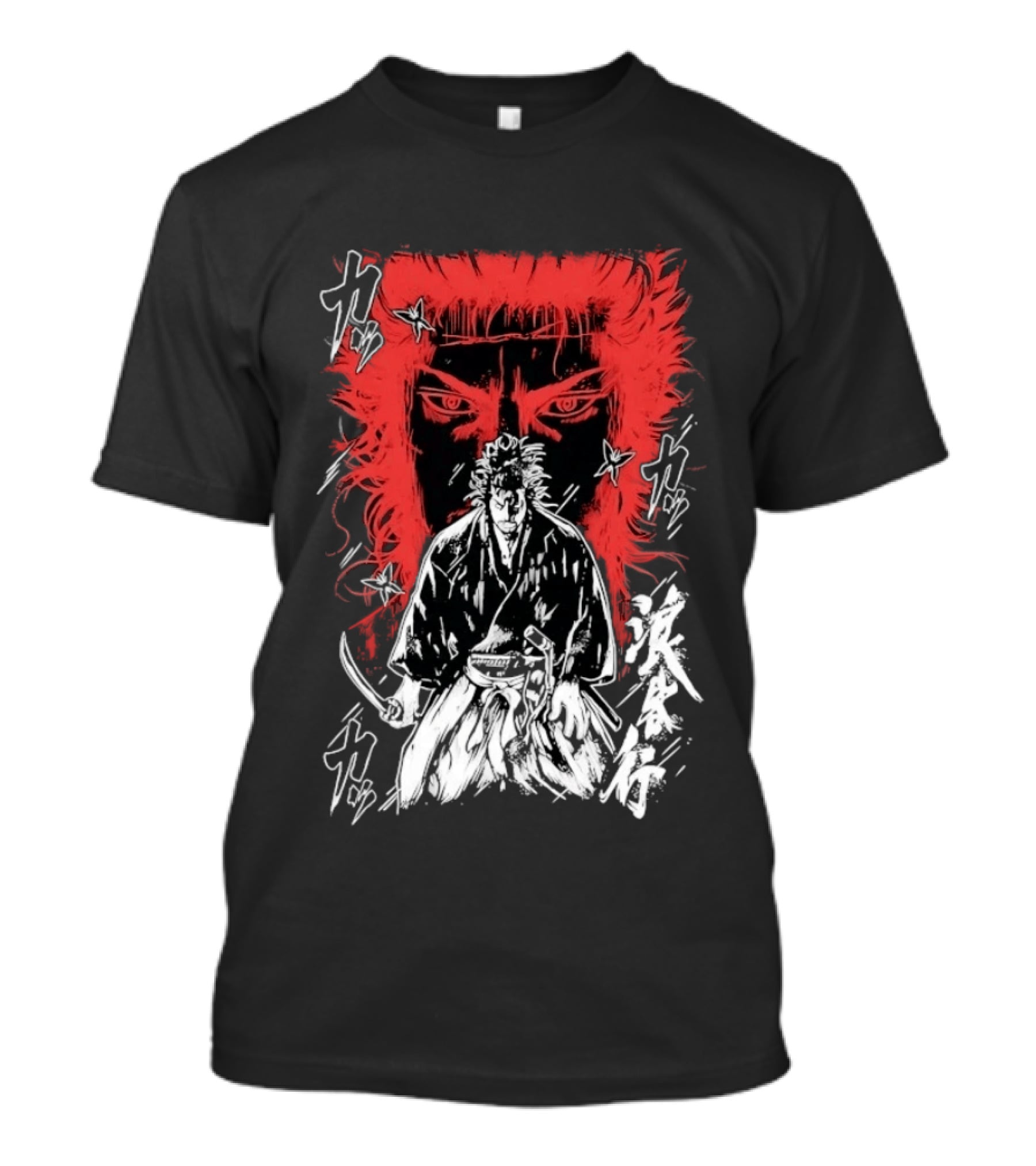 Vagabond Musashi Miyamoto Samurai Intense Manga T-Shirt