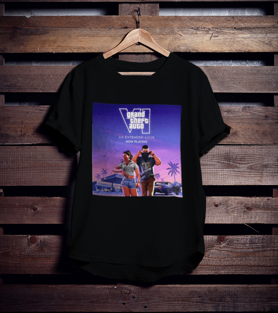 Grand Theft Auto VI Lucia Jason An Extended Look Now Playing T-Shirt