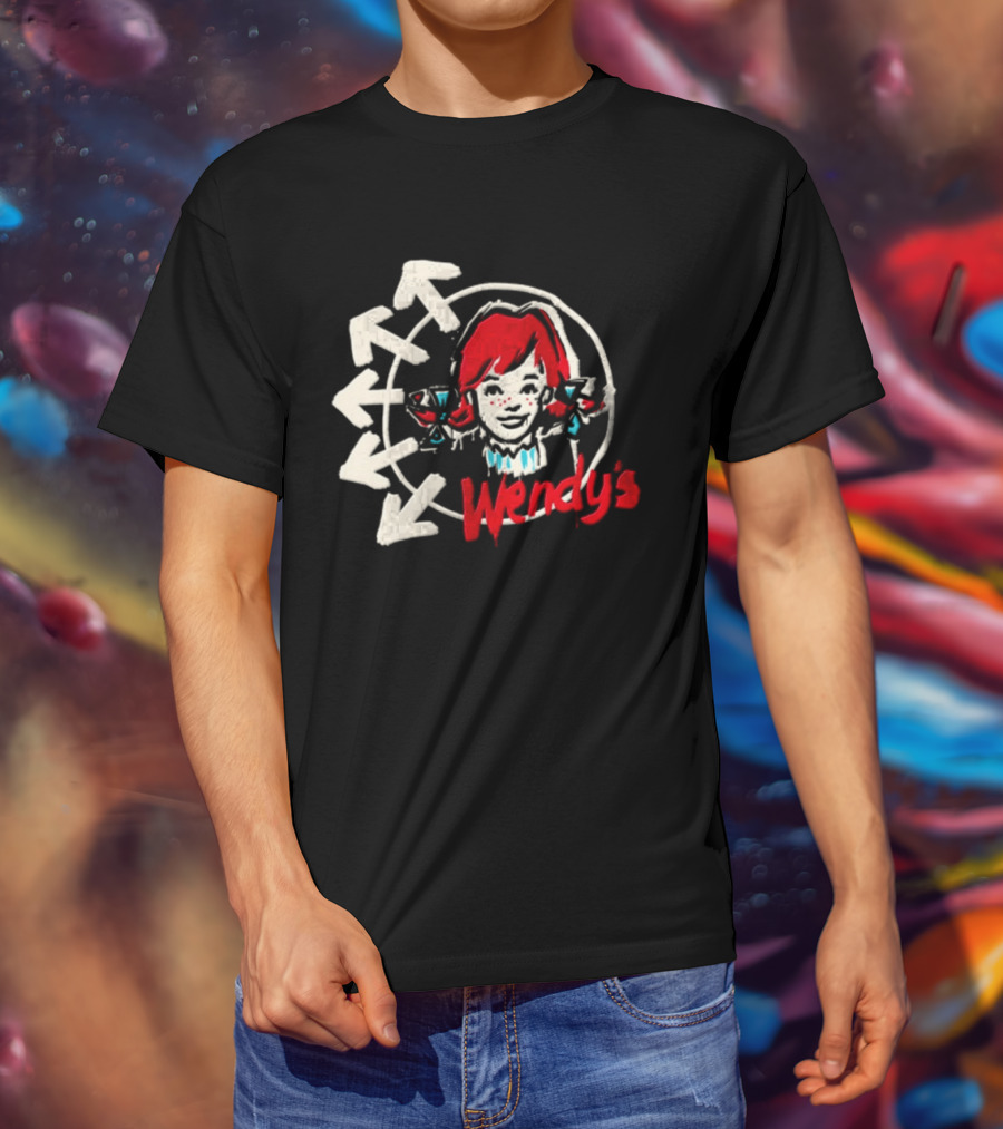 Wendy's Songs To Listen To In A Parking Lot Two Sided Bow Arrows T-Shirt