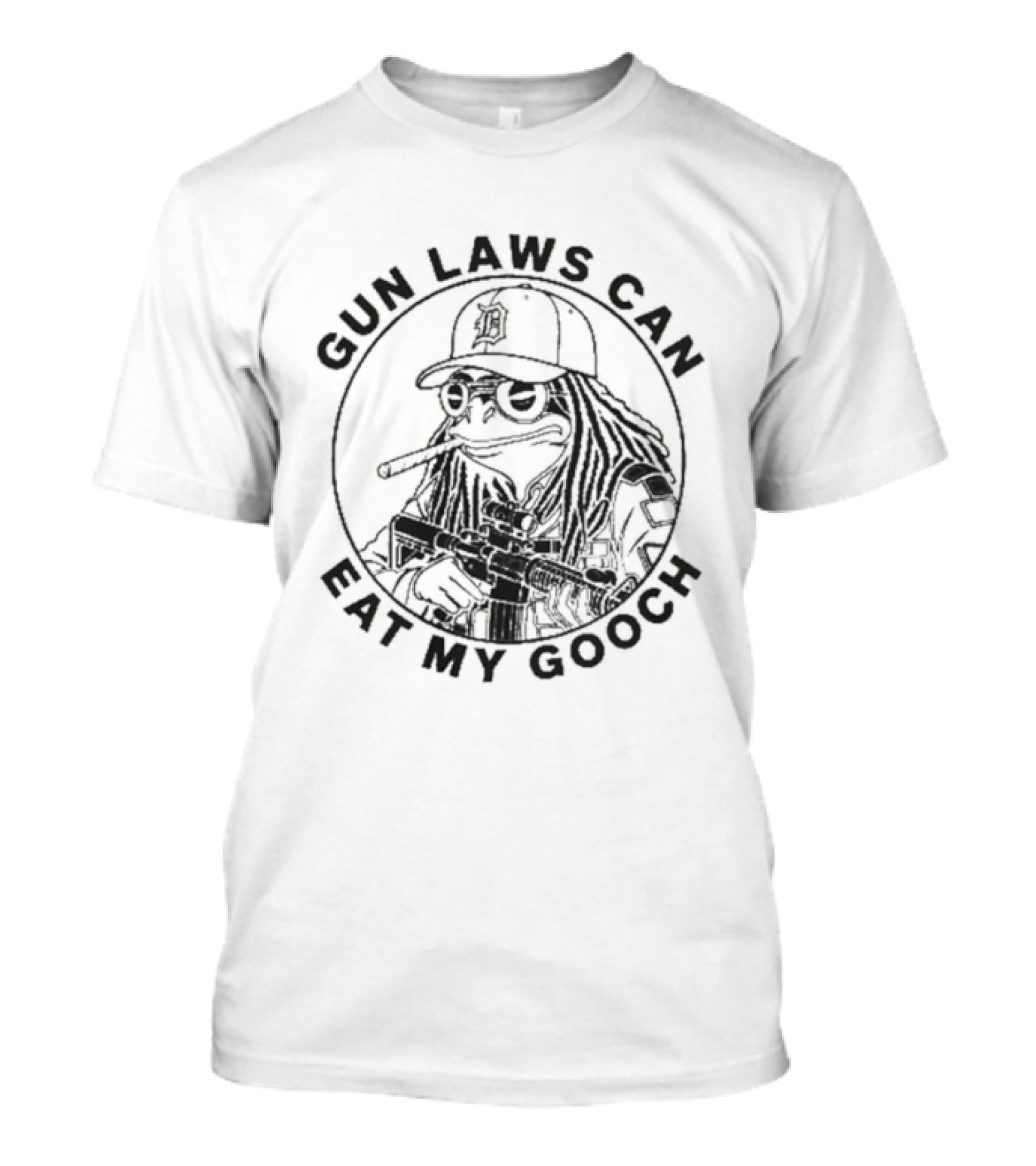 Gun Laws Can Eat My Gooch Detroit Tigers T-Shirt