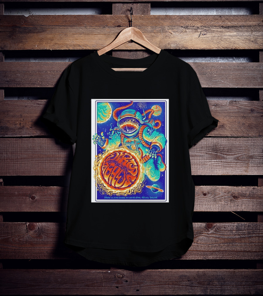 Dip Heads Astronaut Space Art August 23 2026 Houston TX Cynthia Woods Mitchell Pavilion T-Shirt