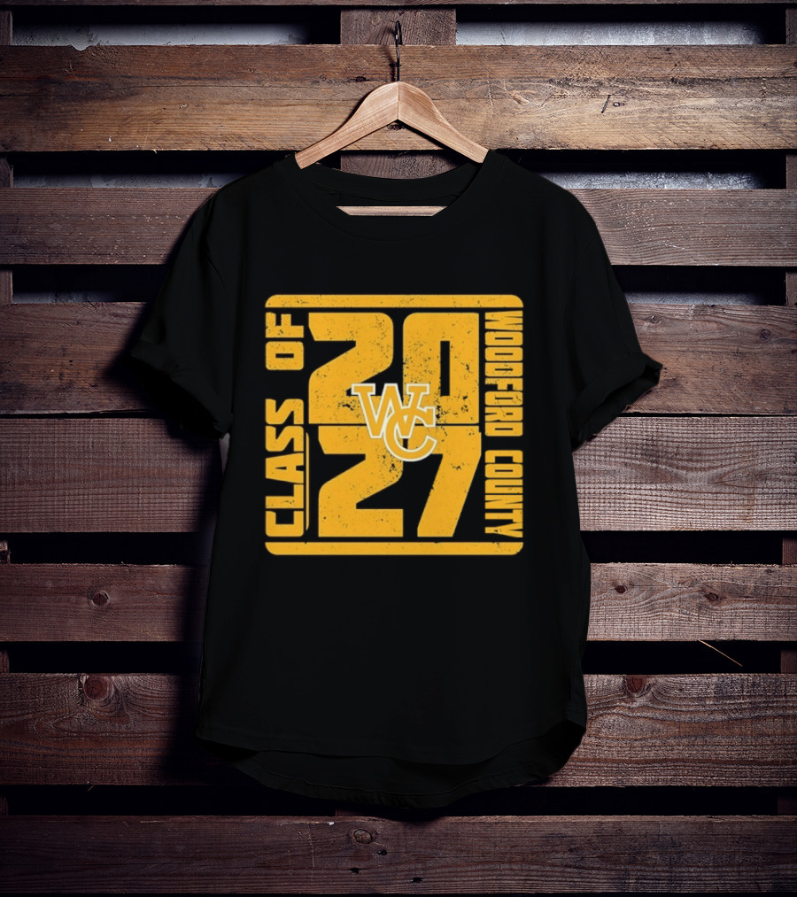 Distressed WC Class Of 2027 Woodford County T-Shirt