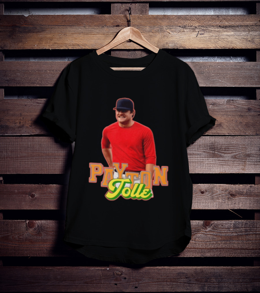 Payton Tolle Smiling Wearing Red With Baseball Cap T-Shirt