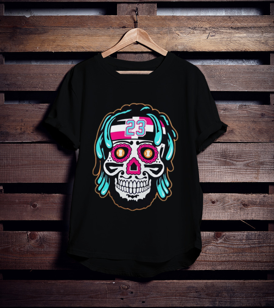 Fernando Tatis Jr. Number 23 San Diego Padres Sugar Skull T-Shirt