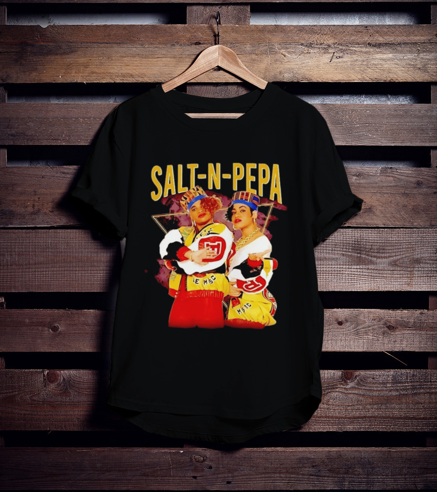 Salt N Pepa Iconic 90s Hip Hop Fashion T-Shirt